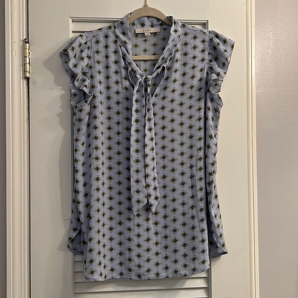 LOFT Tops - Loft Tie Neck Blouse